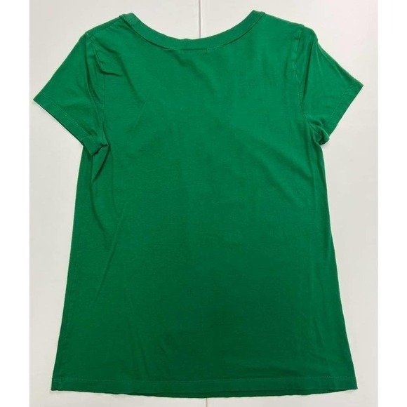 Daisy Fuentes Green Blouse - Short Sleeve - Size  M - Picture 2 of 3